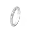 GODDESS PAVE RING SILVER - 8 Bevilles Jewellers 
