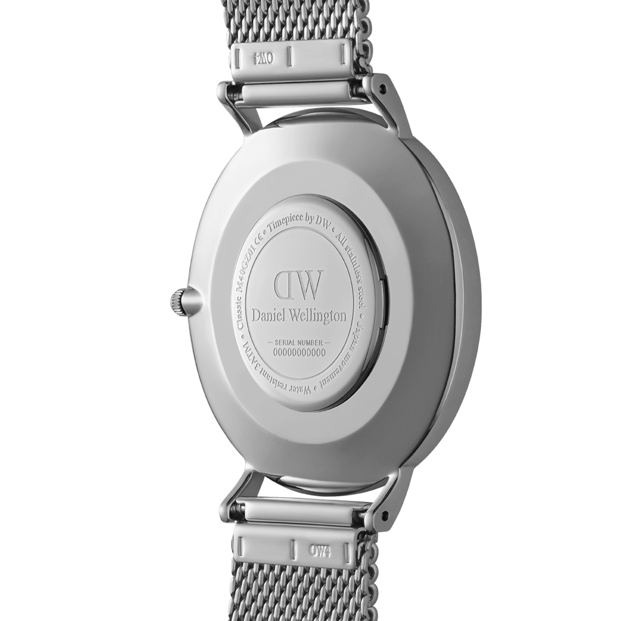 Daniel Wellington Classic 40 Sterling Silver & Onyx Watch Watches Daniel Wellington 