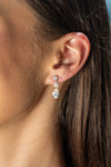 MIRAGE AUGUSTA EARRINGS SILVER Bevilles Jewellers 