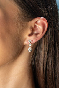MIRAGE AUGUSTA EARRINGS SILVER Bevilles Jewellers 