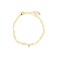 SWEETHEART HEART CHAIN BRACELET GOLD Bracelets Georgini 