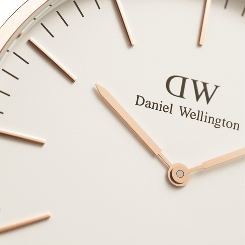 Daniel Wellington Classic 40 Glasgow Rose Gold & White Watch Watches Daniel Wellington 