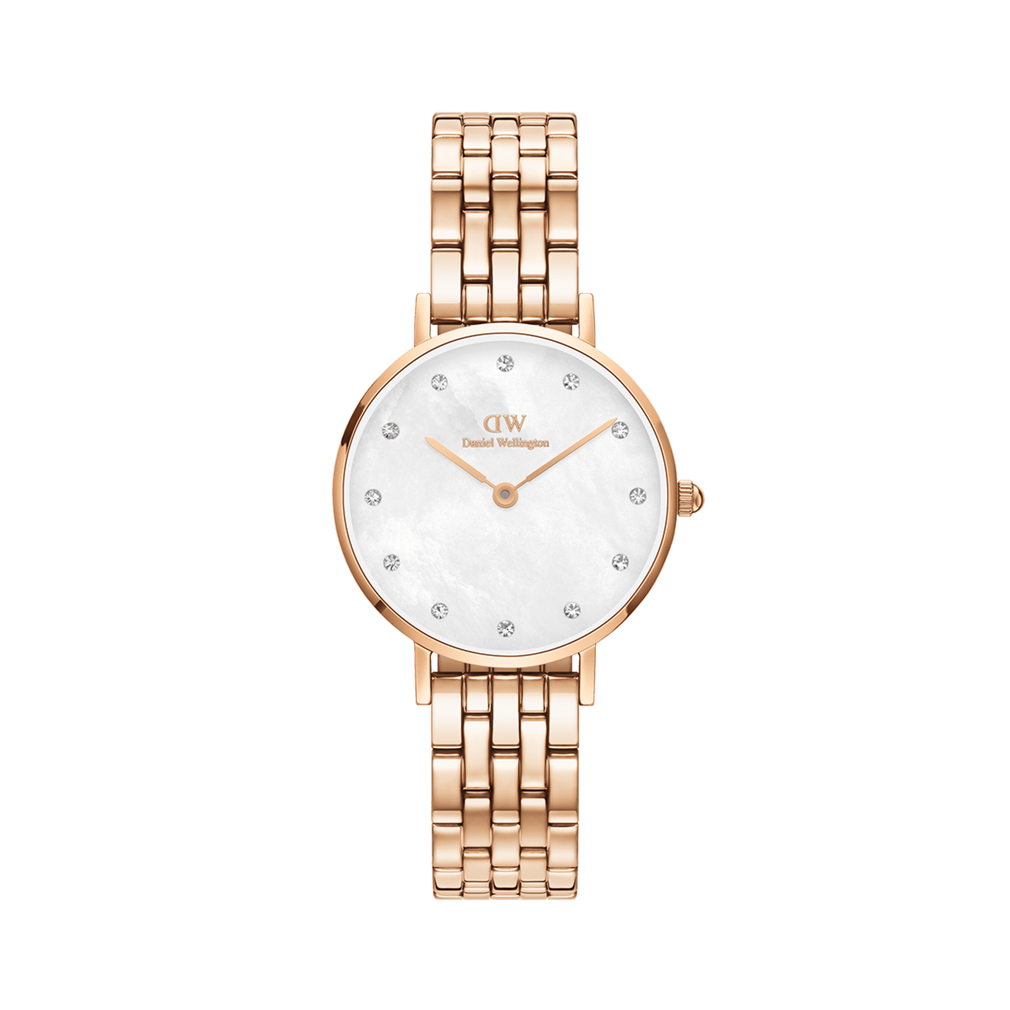 Rose Gold Montres Wellington Green Dial Montre Daniel Wellington