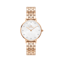 Daniel Wellington Petite Lumine 28 5-Link Rose Gold & Mother of Pearl White Watch Watches Daniel Wellington 