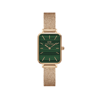 Daniel Wellington Quadro 20X26 Pressed Melrose Rose Gold & Green Watch Watches Daniel Wellington 