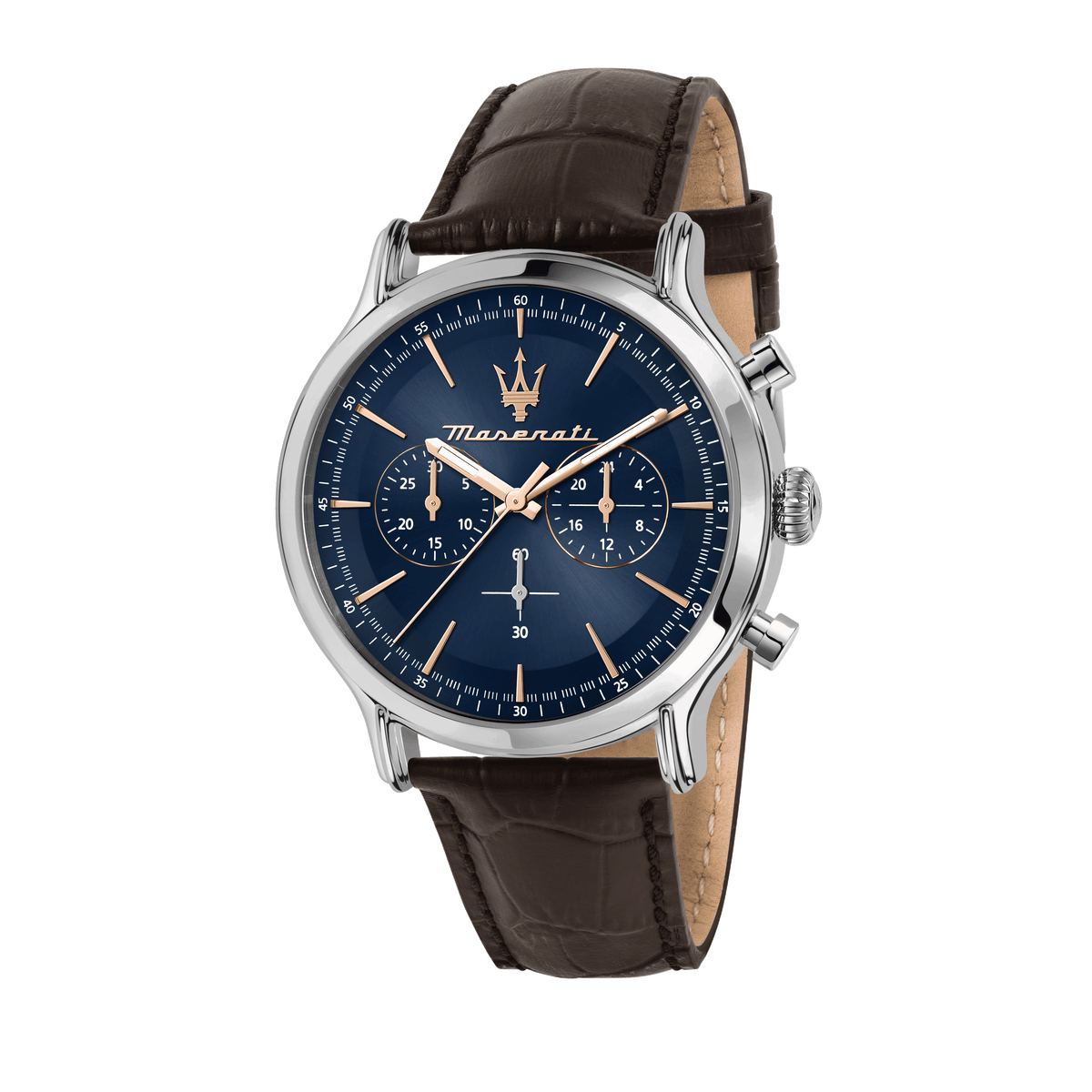 Maserati Epoca Blue Dial 42mm Chronograph Watches Maserati 