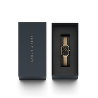 Daniel Wellington Quadro 20X26 Pressed Evergold Gold & White Watch Watches Daniel Wellington 