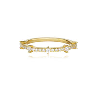 GEORGINI RED CARPET GALA RING GOLD Bevilles Jewellers 
