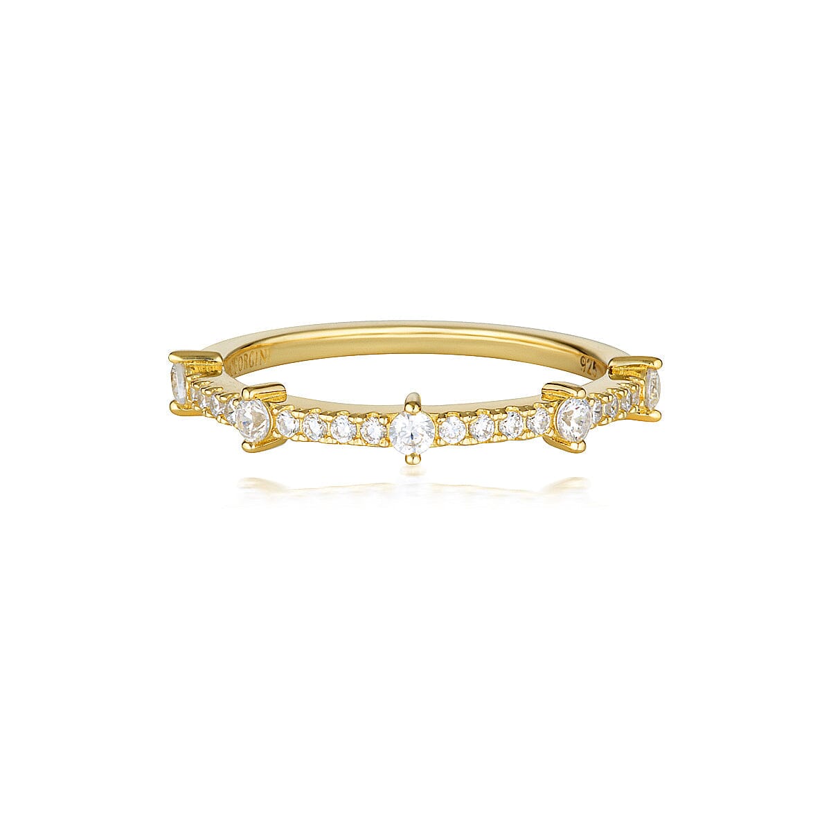 GEORGINI RED CARPET GALA RING GOLD Bevilles Jewellers 