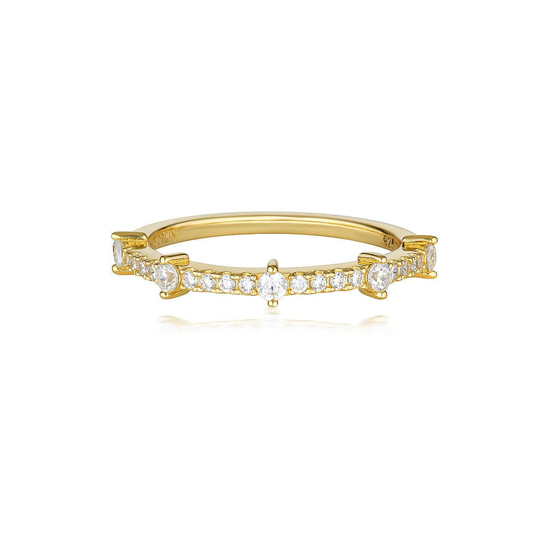 GEORGINI RED CARPET GALA RING GOLD Bevilles Jewellers 