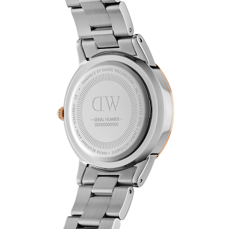 Daniel Wellington Iconic Link Lumine 32 Rose Gold & Silver White Watch Watches Daniel Wellington 