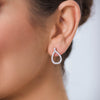 GODDESS FREYA EARRINGS SILVER Bevilles Jewellers 