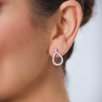 GODDESS FREYA EARRINGS SILVER Bevilles Jewellers 