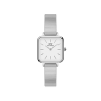 Daniel Wellington Quadro Studio 22x22 Silver & White Watch Watches Daniel Wellington 