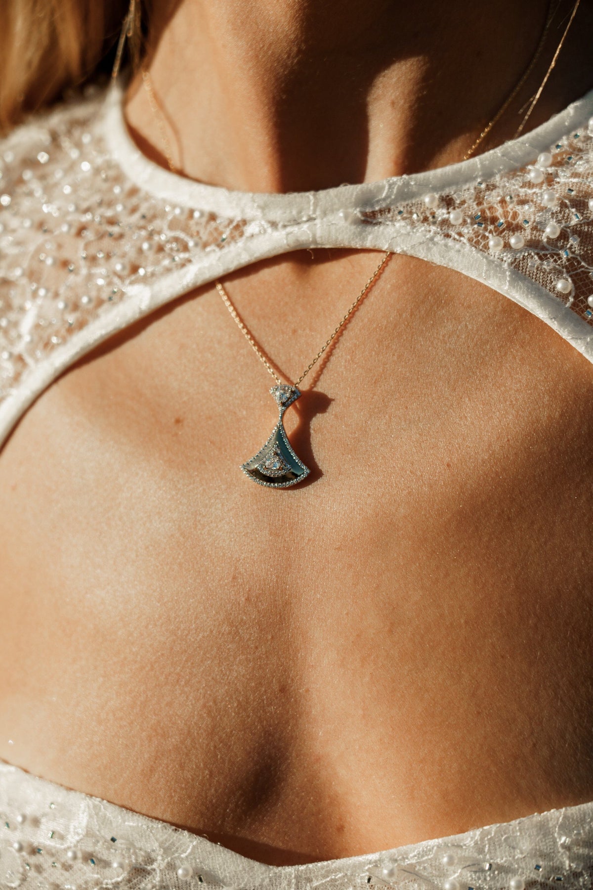 CHIC NOEL FANTASY PENDANT GOLD Bevilles Jewellers 