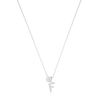 LUXURY LETTERS F INITIAL PENDANT SILVER Pendants Georgini 