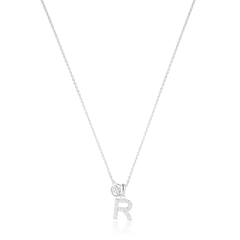 LUXURY LETTERS R INITIAL PENDANT SILVER Pendants Georgini 