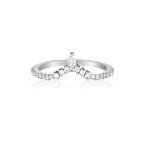 Georgini Rock Star Tiara Silver Ring - 6 Rings Georgini 