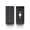 Daniel Wellington Petite 24 Pressed Sterling Silver & White Watch Watches Daniel Wellington 