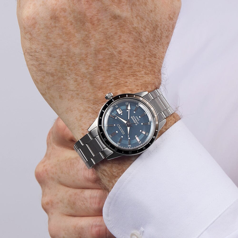 Seiko Presage SSK009J Blue and Silver Men's Watch Watches Seiko 