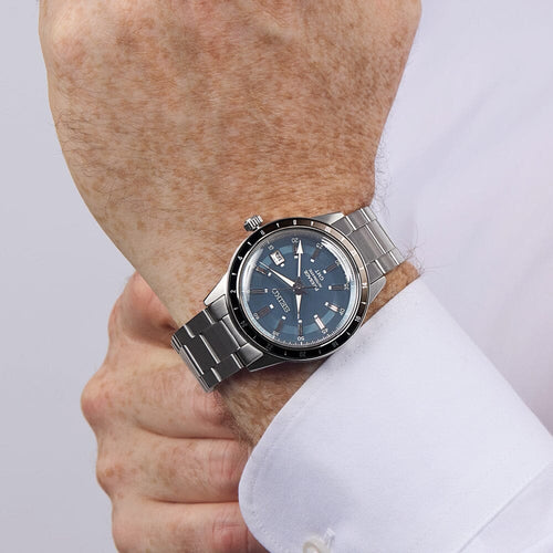 Seiko Presage SSK009J Blue and Silver Men's Watch Watches Seiko 