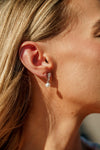 CHIC NOEL FRESHWATER PEARL PYRMONT EARRINGS SILVER Bevilles Jewellers 