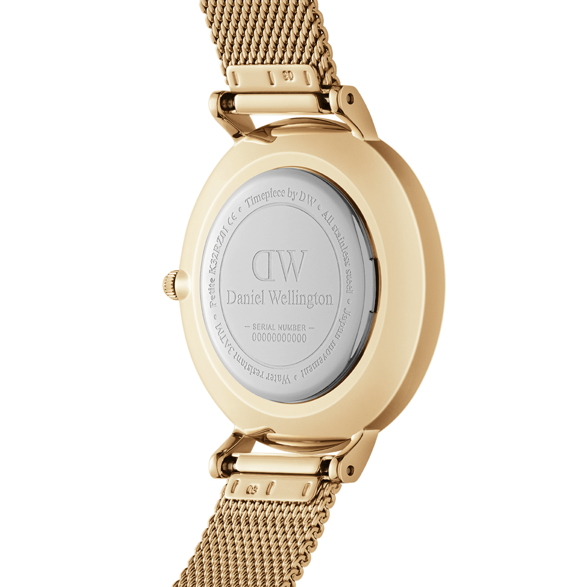 Daniel Wellington Petite 28 Lumine Gold Mother of Pearl Black Watch Watches Daniel Wellington 