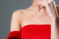GEORGINI RED CARPET VENICE NECKLACE SILVER Bevilles Jewellers 