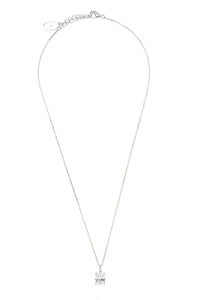 SYDNEY SOIRÉE ELAINE CUSHION CUT PENDANT SILVER Bevilles Jewellers 