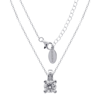 GEORGINI RED CARPET VENICE NECKLACE SILVER Bevilles Jewellers 