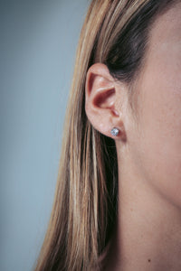 GEORGINI 5MM CLEAR ROUND STUD Earrings Georgini 
