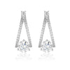 GEORGINI RED CARPET CHAMPAGNE EARRINGS SILVER Bevilles Jewellers 