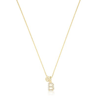 LUXURY LETTERS B INITIAL PENDANT GOLD Pendants Georgini 