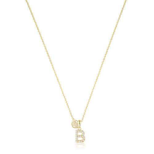 LUXURY LETTERS B INITIAL PENDANT GOLD Pendants Georgini 