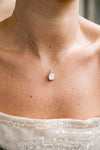 SYDNEY SOIRÉE ELAINE CUSHION CUT PENDANT SILVER Bevilles Jewellers 