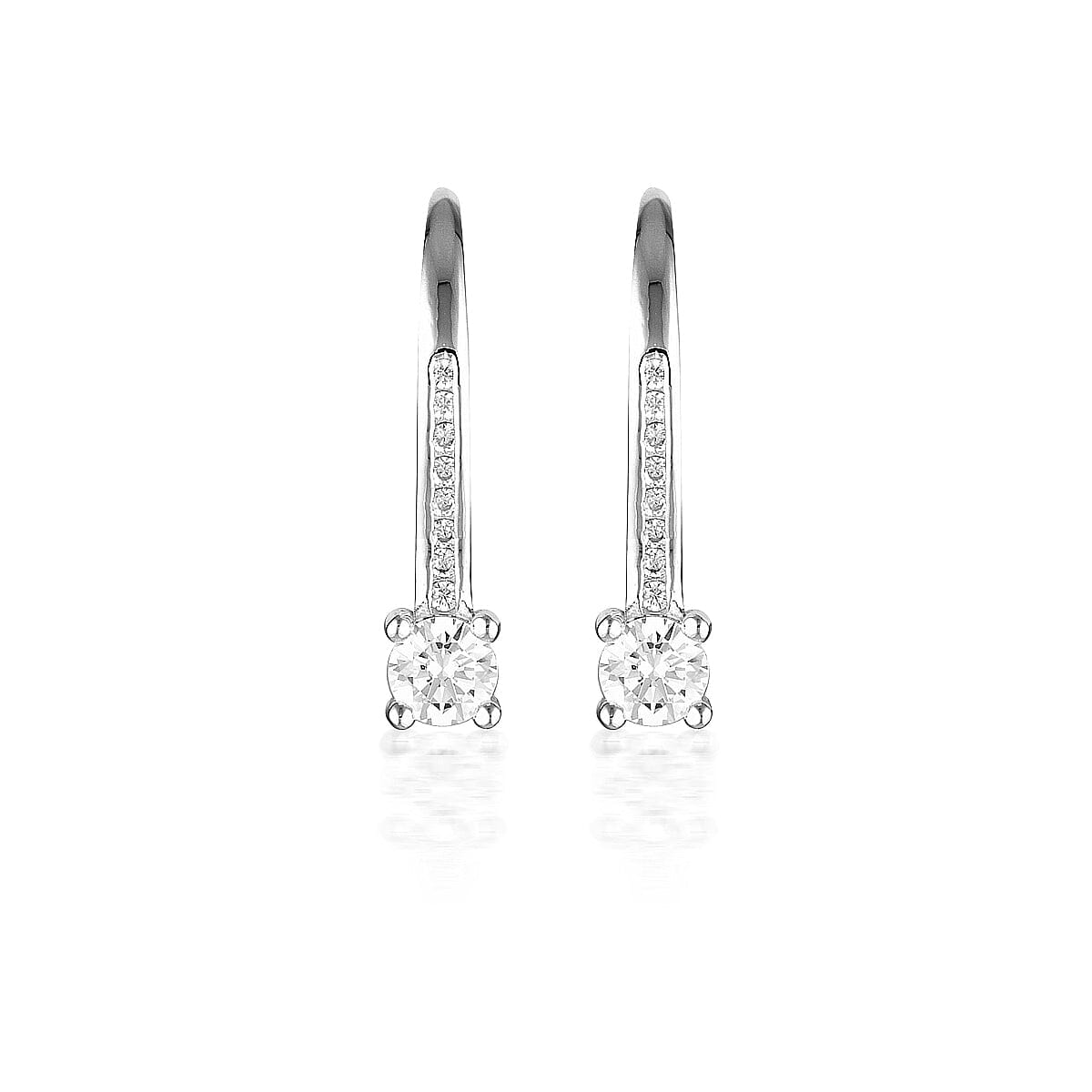 GEORGINI RED CARPET VENICE EARRINGS SILVER Bevilles Jewellers 