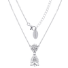GEORGINI RED CARPET CANNES NECKLACE SILVER Bevilles Jewellers 