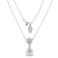 GEORGINI RED CARPET CANNES NECKLACE SILVER Bevilles Jewellers 