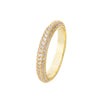 GODDESS PAVE RING GOLD - 5 Bevilles Jewellers 