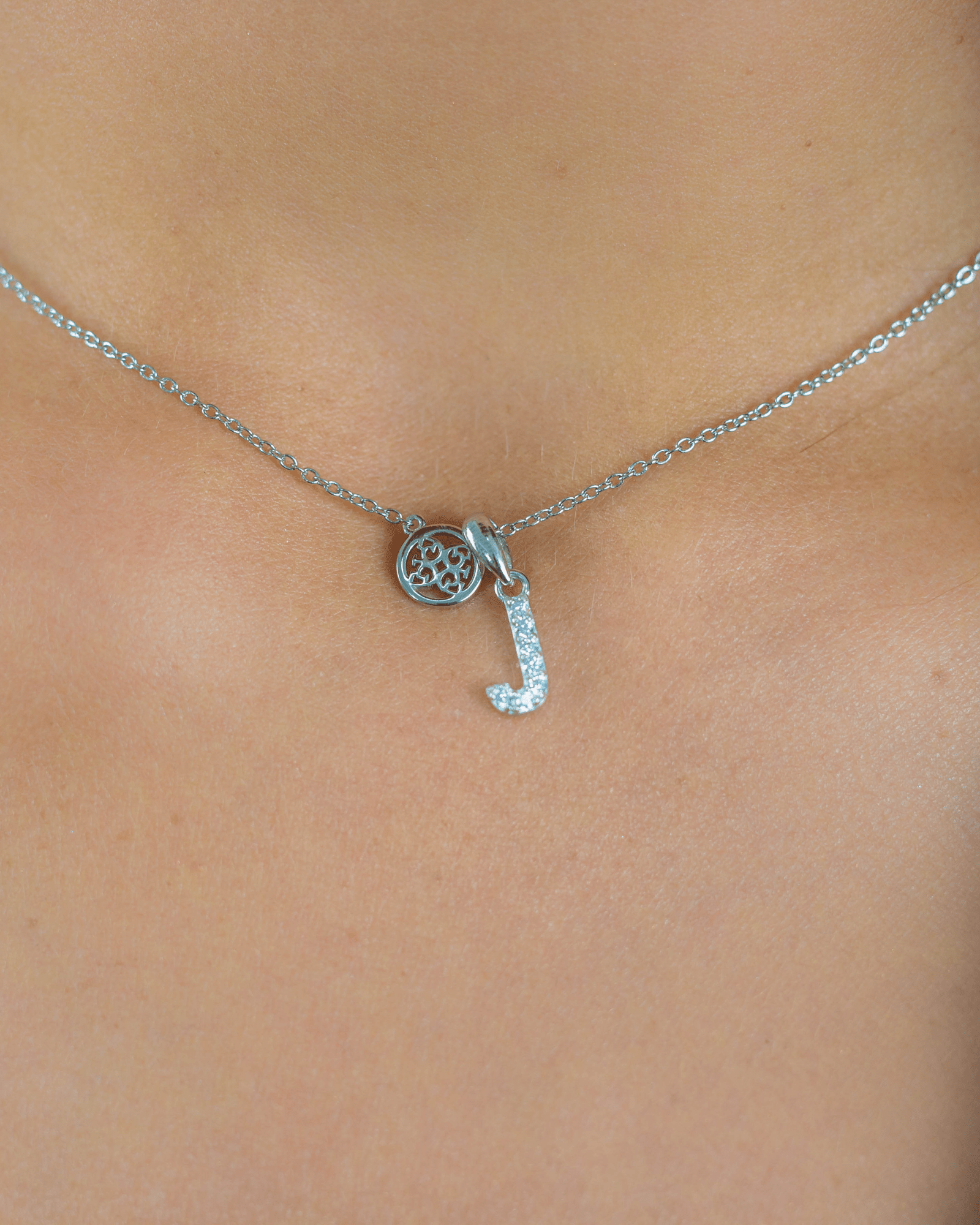 LUXURY LETTERS J INITIAL PENDANT SILVER Pendants Georgini 