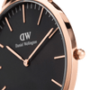 Daniel Wellington Classic 40 St Mawes Rose Gold & Black Watch Watches Daniel Wellington 
