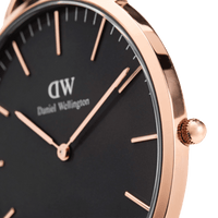 Daniel Wellington Classic 40 St Mawes Rose Gold & Black Watch Watches Daniel Wellington 