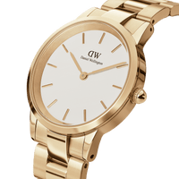 Daniel Wellington Iconic Link 32 Gold & White Watch Watches Daniel Wellington 