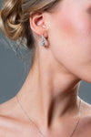 GEORGINI RED CARPET TONY EARRINGS SILVER Bevilles Jewellers 