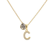 LUXURY LETTERS C INITIAL PENDANT GOLD Pendants Georgini 