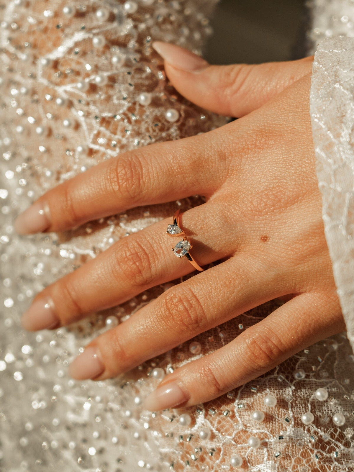 CHIC NOEL TOI ET MOI RING GOLD Bevilles Jewellers 