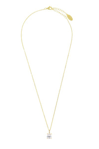 SYDNEY SOIRÉE ELAINE CUSHION CUT PENDANT GOLD Bevilles Jewellers 
