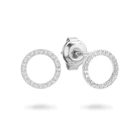 GEORGINI 02.ARA RHODIUM EARRING Bevilles Jewellers 