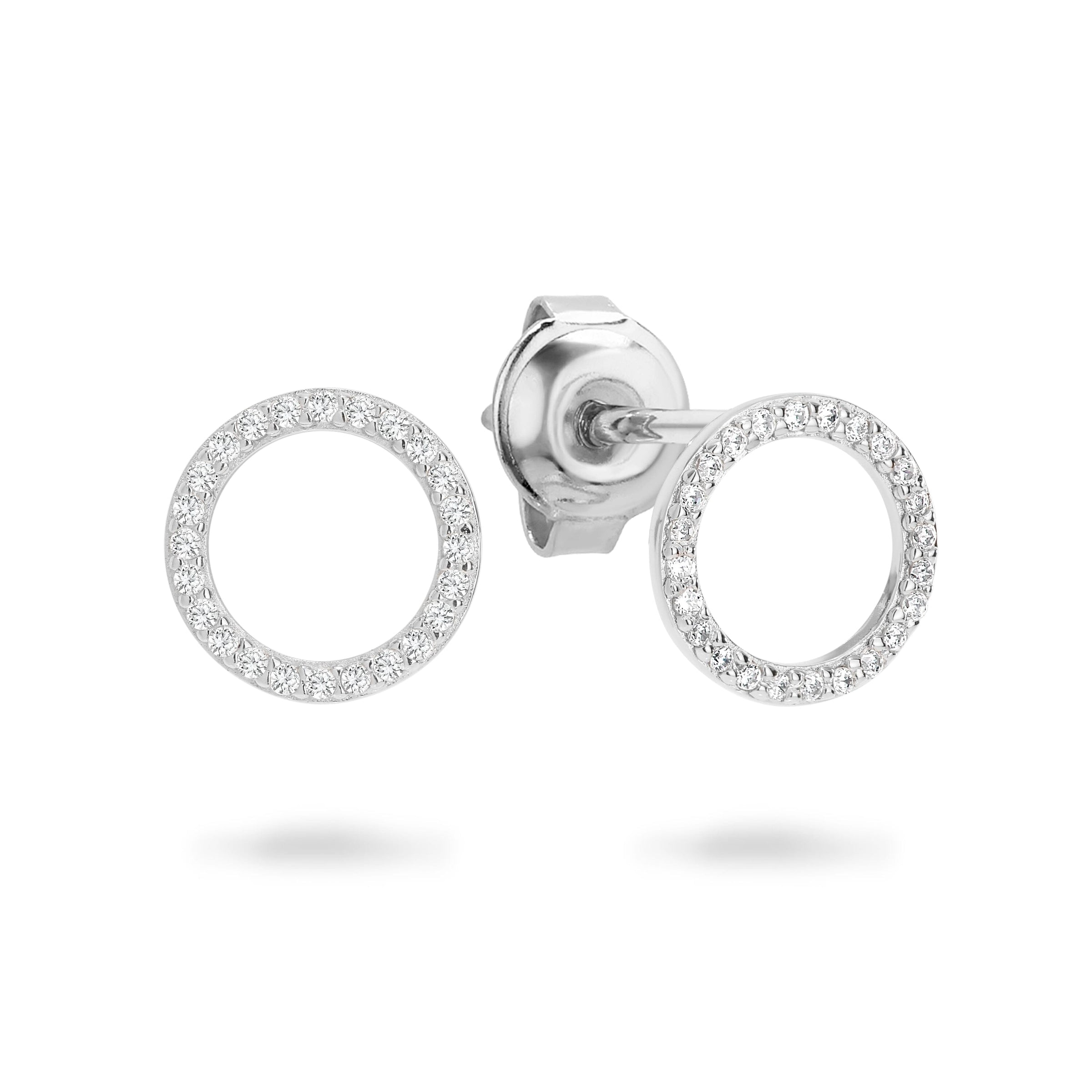 GEORGINI 02.ARA RHODIUM EARRING Bevilles Jewellers 
