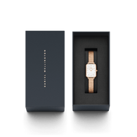 Daniel Wellington Quadro 20x26 Lumine Rose Gold Mother of Pearl White Watch Watches Daniel Wellington 